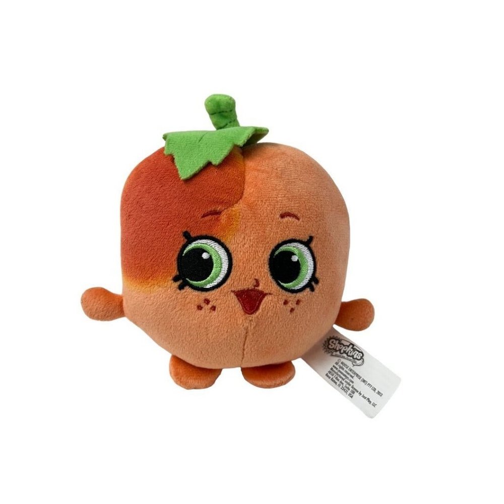 Shopkins 2013 Peach Fruit Soft Plush 5"‎ Moose Enterprise